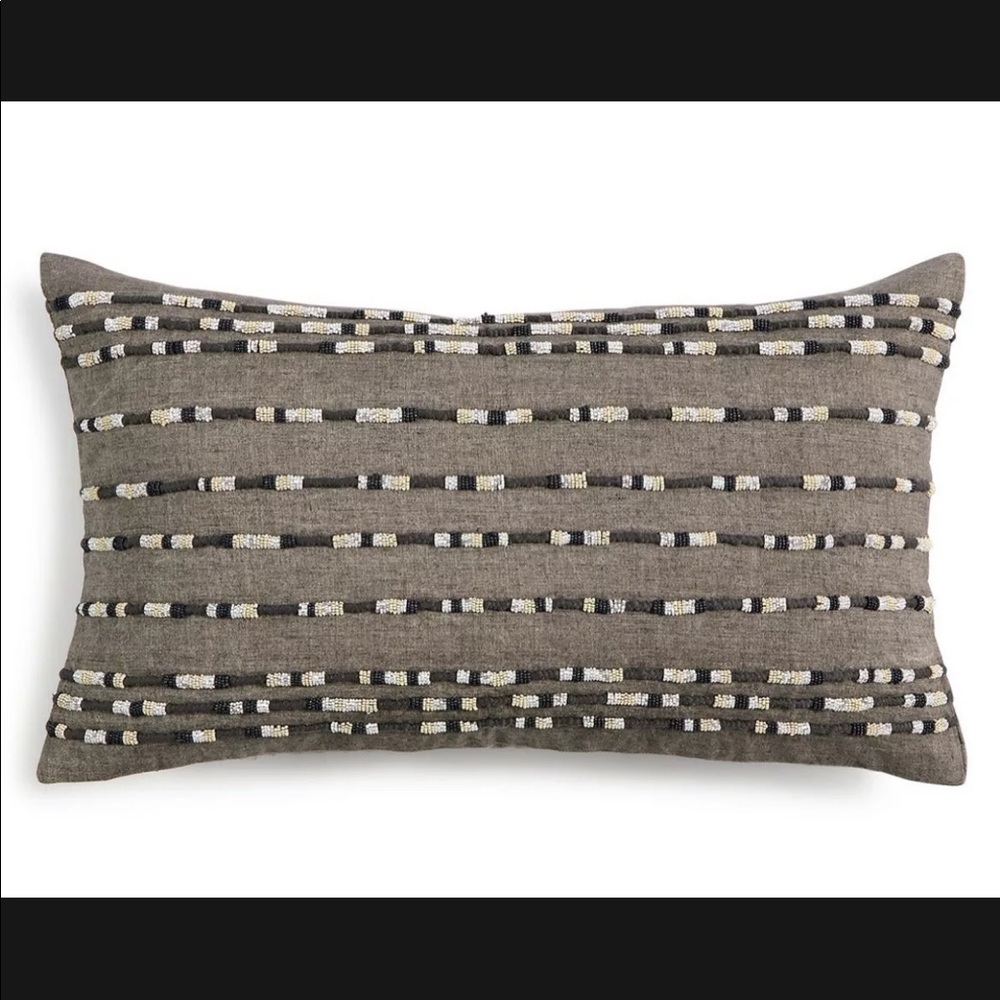 Hotel Collection Linen 14”x24” Decorative Pillow